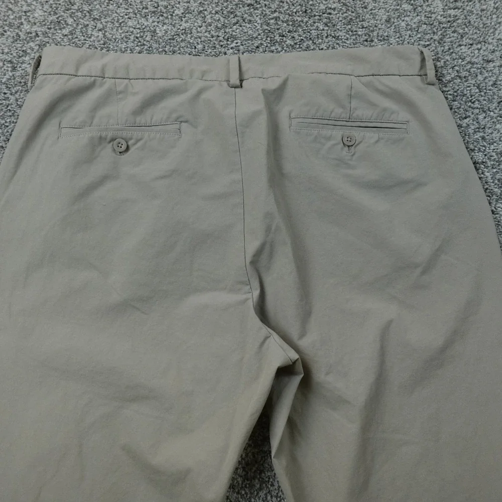 Vineyard Vines Pants Mens 38X32 Beige On The Go Chino Performance Golf Stretch